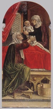 バルトロメオ・ヴィヴァリーニ Painting - マリア・バルトロメオ・ヴィヴァリーニの誕生